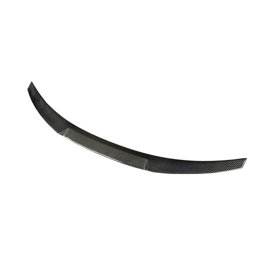 Side Angle of the Genuine Carbon Fiber Trunk Spoiler for BMW G20 (2019+) & G80