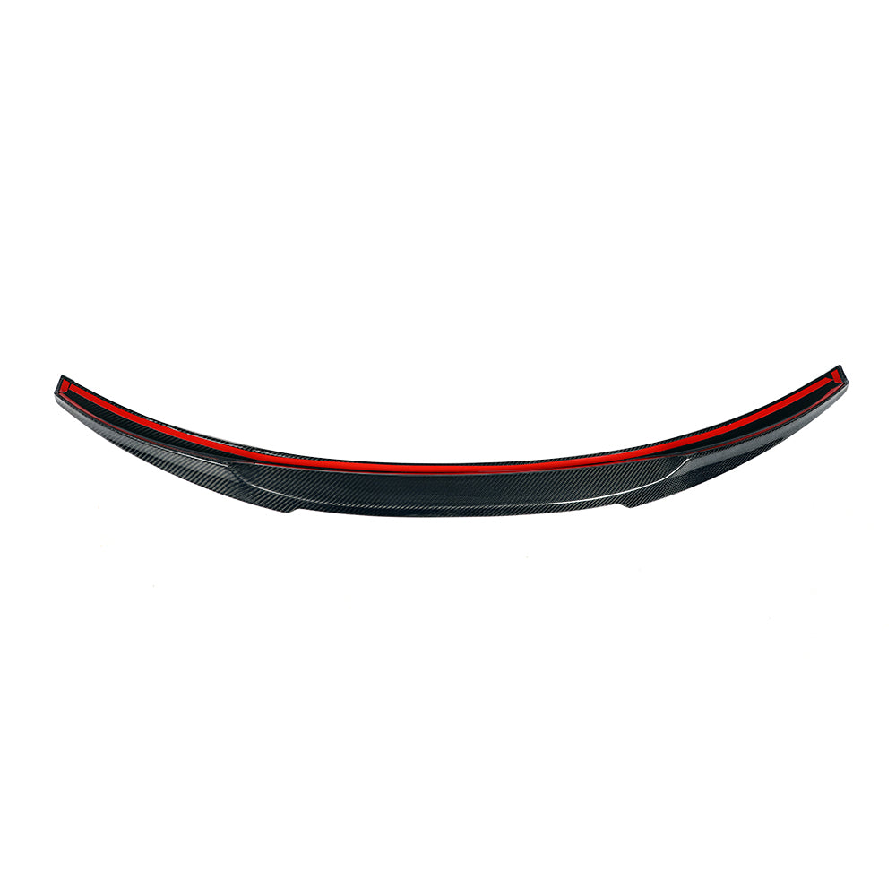 View of the Under of the Genuine Carbon Fiber Trunk Spoiler for BMW G20 (2019+) & G80
