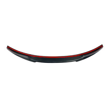 View of the Under of the Genuine Carbon Fiber Trunk Spoiler for BMW G20 (2019+) & G80