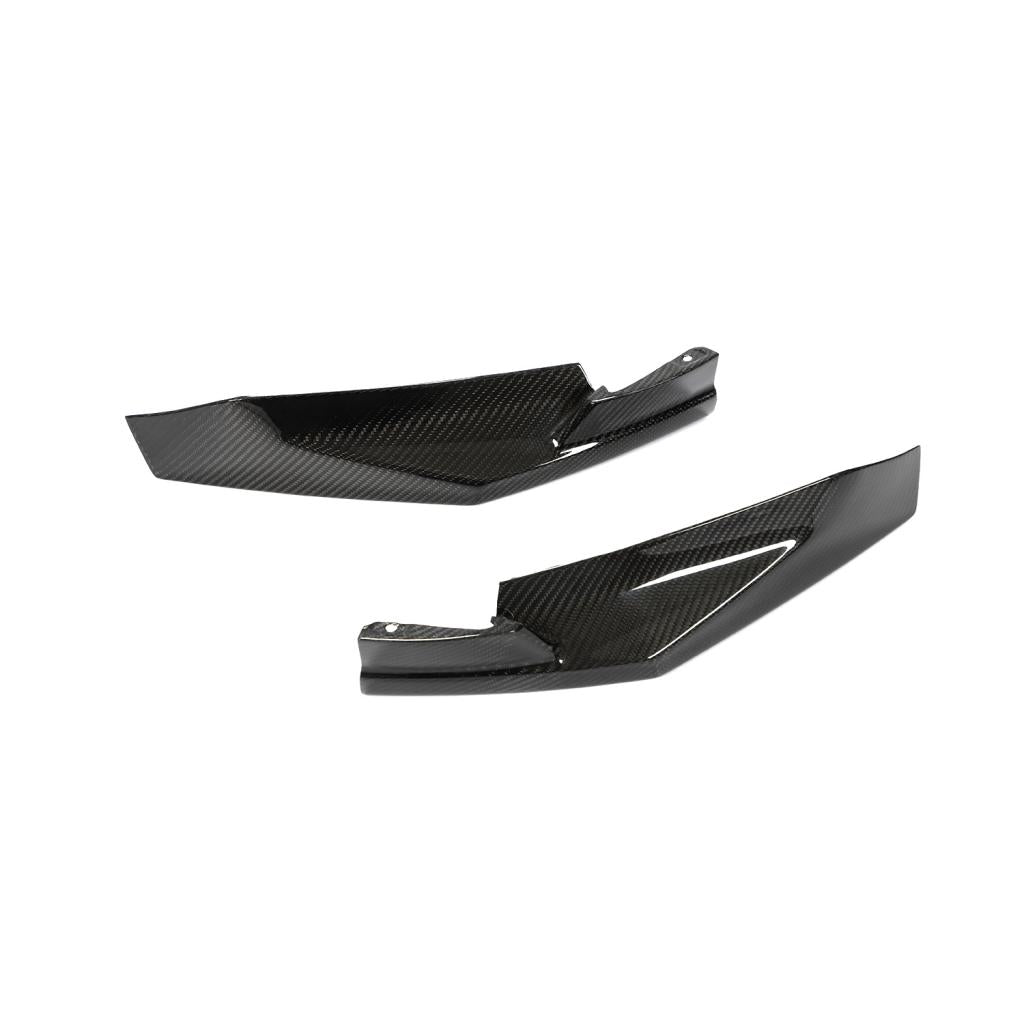 Pieces of the IMS 3 Piece Dry Carbon Fiber Front Lip for BMW M3 & M4 G80/G82