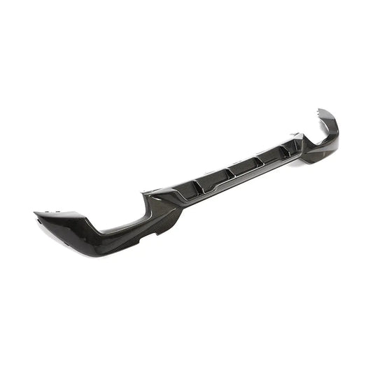 Side View of the IMS Carbon Fiber Rear Diffuser for BMW G20