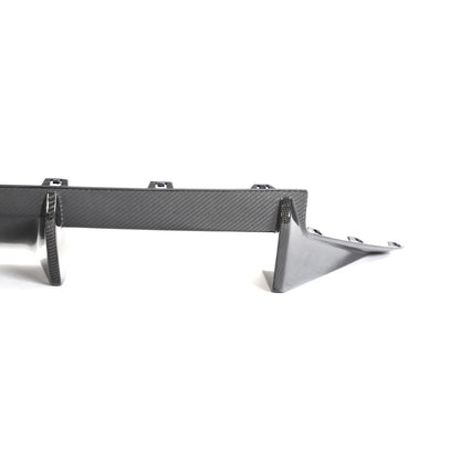 Back Corner of the IMS Carbon Fiber Rear Diffuser for BMW M2 G87 (2023+)