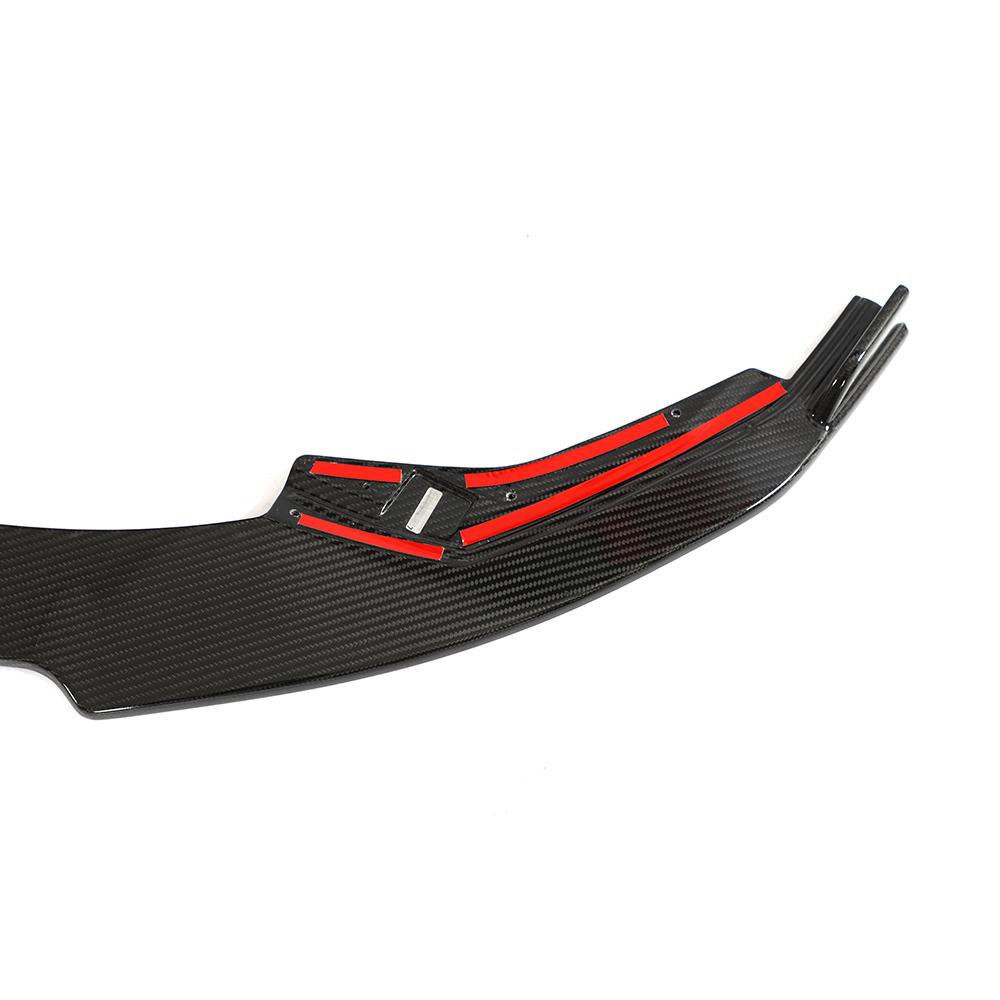 Side view of the IMS Dry Carbon Fiber Front Lip for Audi A3/S3 8Y (2022+)