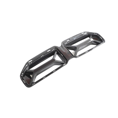 Angled View on the IMS Dry Carbon Fiber Grille for BMW M2 G87 (2023+)