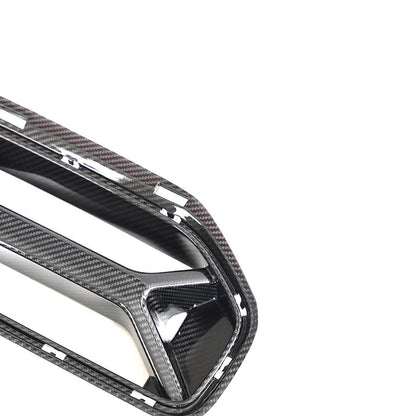 Side Closeup of the IMS Dry Carbon Fiber Grille for BMW M2 G87 (2023+)