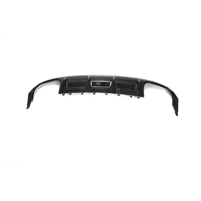 Angled view on the IMS Honeycomb Style Carbon Fiber Rear Diffuser for Audi A3, S3 & RS3 8Y (2022+)