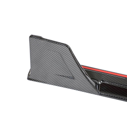 Another closeup on the IMS Performance Style Dry Carbon Fiber Side Skirts for BMW M2 G87 (2023+)