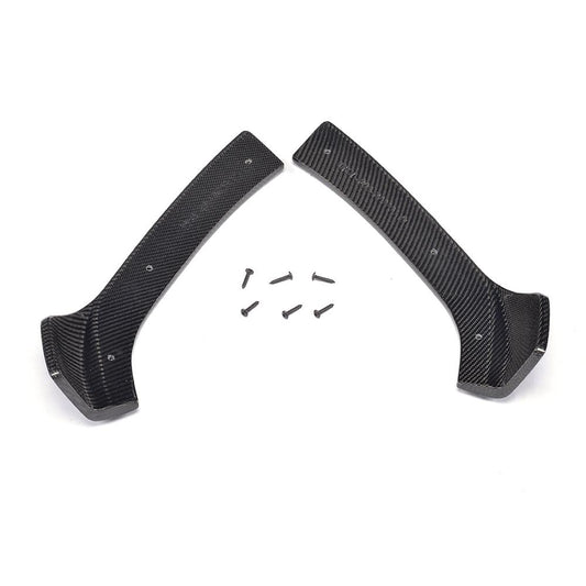 Front of the Insignist Motorsports 2-Piece Carbon Fiber Front Splitters for BMW F30