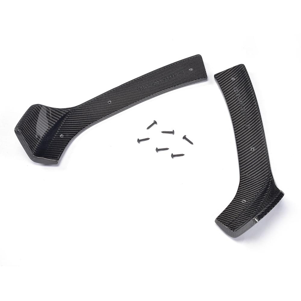 Side View of the Insignist Motorsports 2-Piece Carbon Fiber Front Splitters for BMW F30