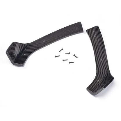 Side View of the Insignist Motorsports 2-Piece Carbon Fiber Front Splitters for BMW F30