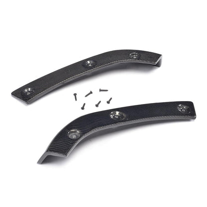 Under Angle of the Insignist Motorsports 2-Piece Carbon Fiber Front Splitters for BMW F30