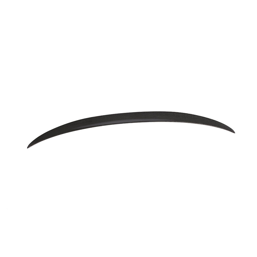Front of the Insignist Motorsports Performance Style Carbon Fiber Trunk Spoiler for BMW F30 & F80