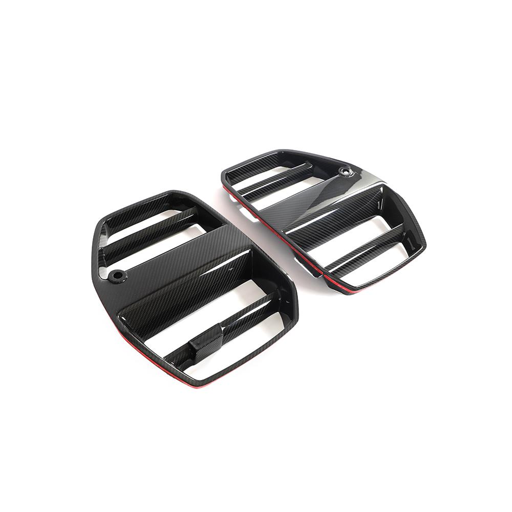 GT Style Dry Carbon Fiber Front Kidney Grille for BMW G80/G82 (2021+)