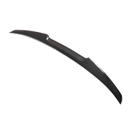 Angle View on the M4 Style Carbon Fiber Trunk Spoiler for BMW G30 & M5 F90