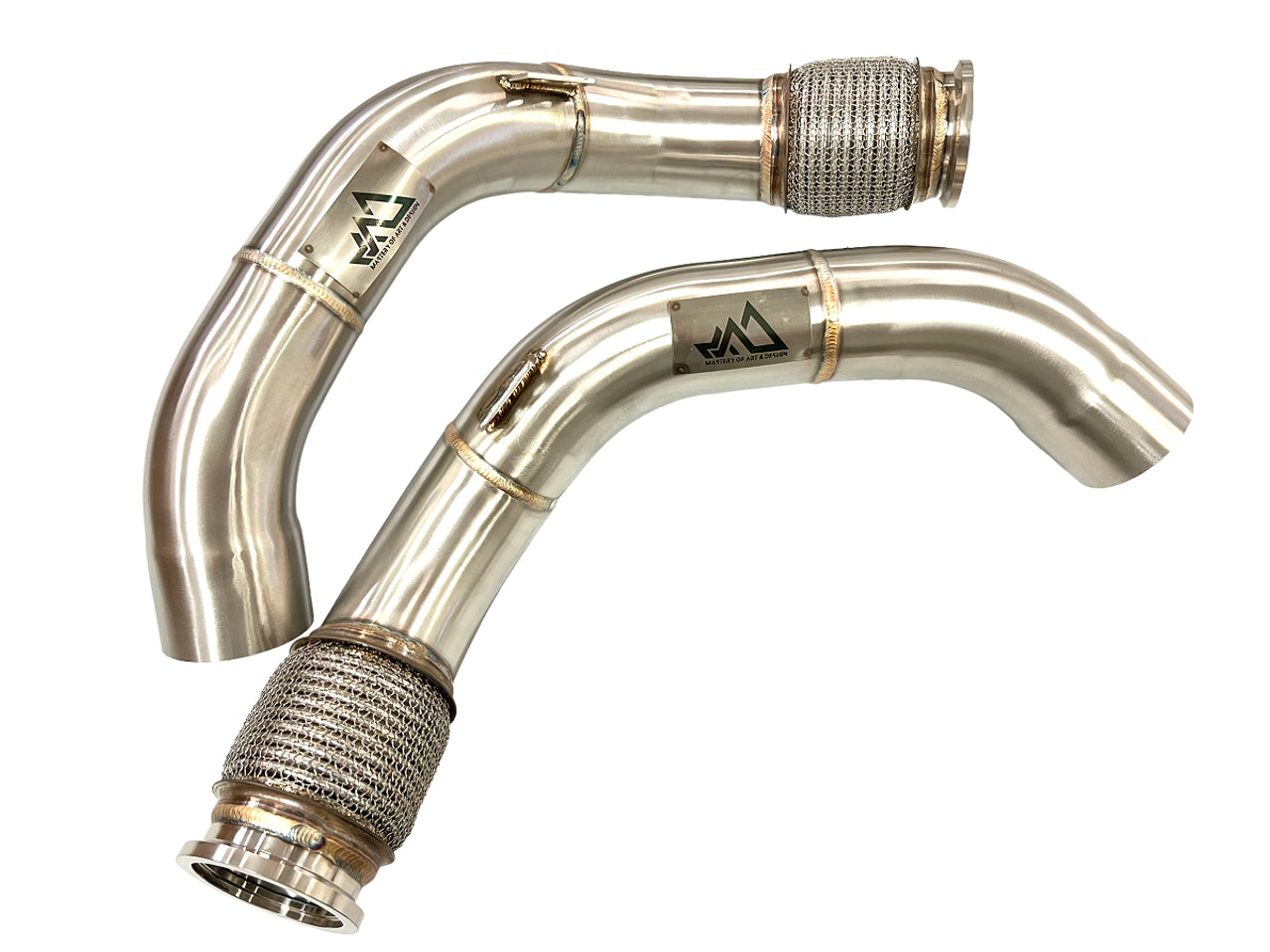 MAD BMW F90 M5 F92 M8 Secondary Downpipes S63R