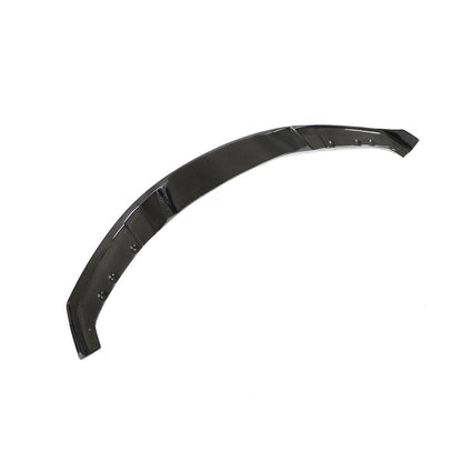 Angled View of the MAD Style Carbon Fiber Front Lip for BMW F30