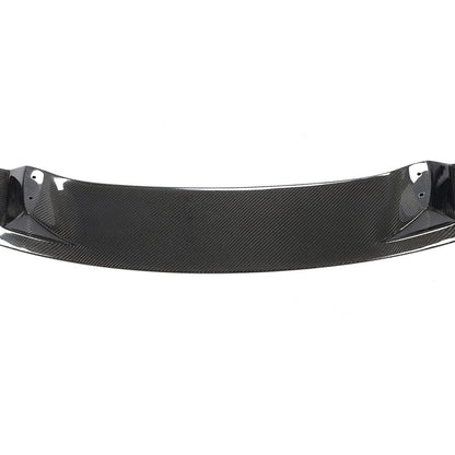 Closeup of the Middle Part of the MAD Style Carbon Fiber Front Lip for BMW F30