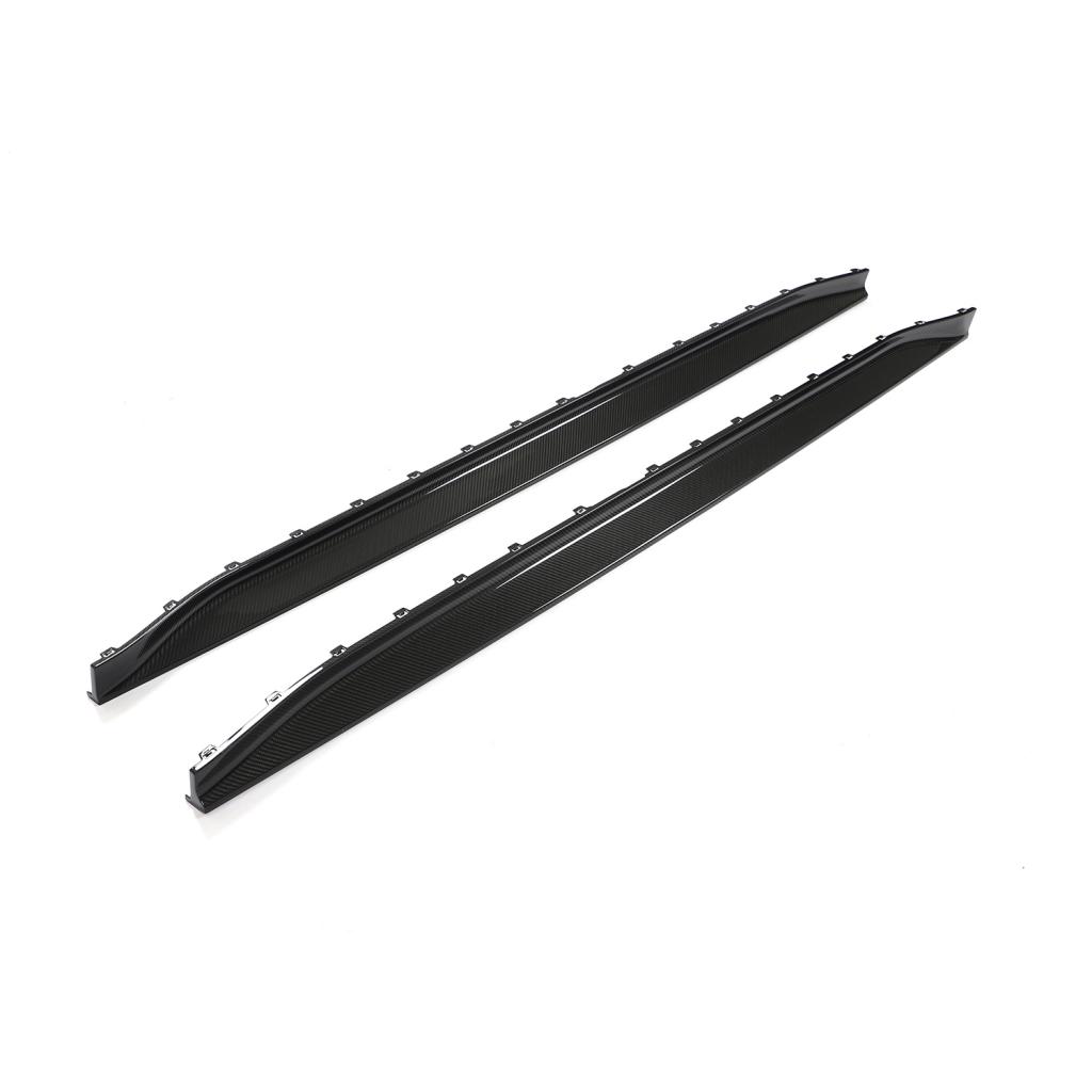 3D Style Dry Carbon Fiber Side Skirts for BMW G80 (2021+)