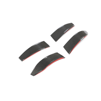 GT4 Style Carbon Fiber Front Bumper Canards for BMW G80/G82 (2021+)