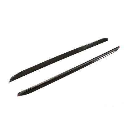 Side Angle of the MP Style Carbon Fiber Side Skirts for BMW G20 