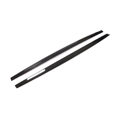 Top view of the MP Style Carbon Fiber Side Skirts for BMW M3 F80 (2015–2018)