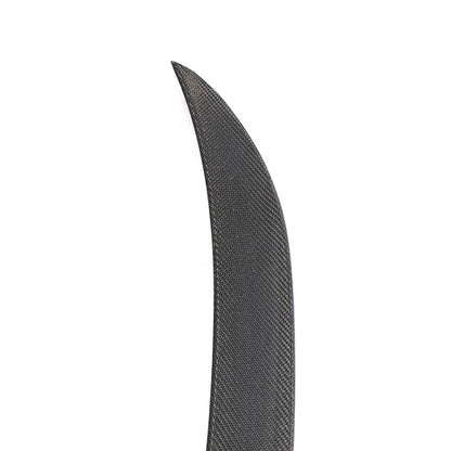 Corner View of the MP Style Carbon Fiber Trunk Spoiler for BMW G20 & G80