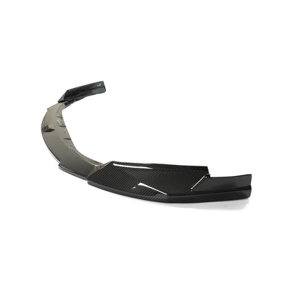 Angled View of th e MP Style Dry Carbon Fiber Front Bumper Vents for BMW G80/G82