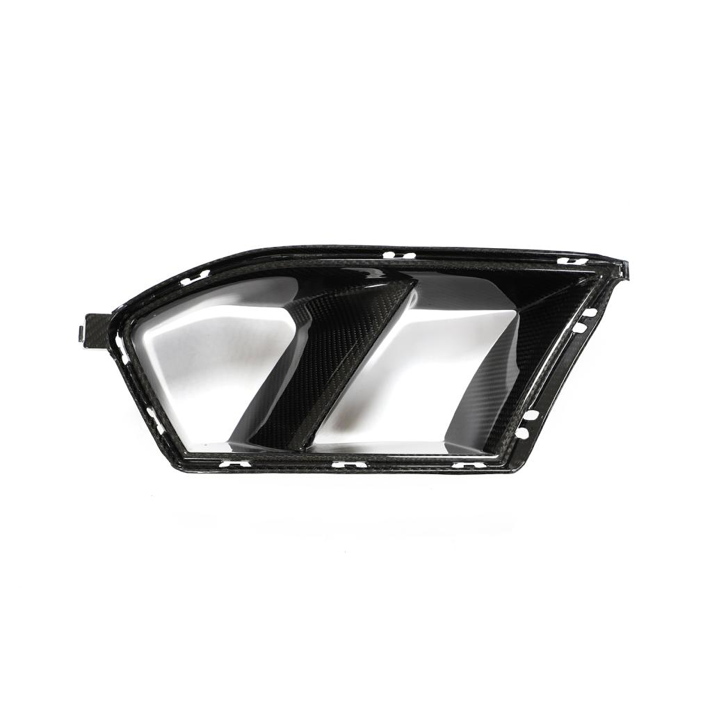 One of the MP Style Dry Carbon Fiber Front Bumper Vents for BMW G80/G82