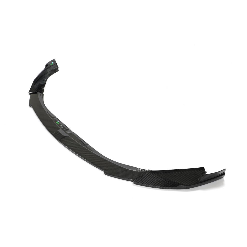 Side View of the MP Style Dry Carbon Fiber Front Bumper Vents for BMW G80/G82