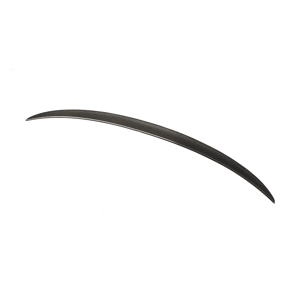 Another angle of the Top of the M Style Carbon Fiber Trunk Spoiler for BMW G20 & G80