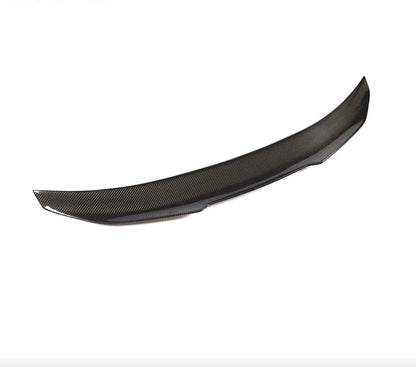 Back View of the PSM Style Carbon Fiber Trunk Spoiler for BMW G20 & G80
