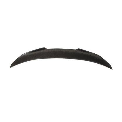 Front View of the PSM Style Carbon Fiber Trunk Spoiler for BMW G20 & G80