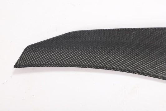 Side closeup of the PSM Style Carbon Fiber Trunk Spoiler for BMW F32 4 Series (2014–2020) & BMW F82 M4 Coupe (2014–2020)