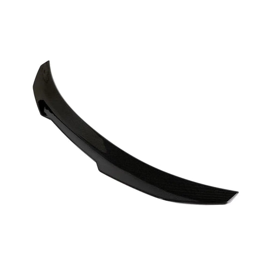 Angled View of the PSM Style Dry Carbon Fiber Trunk Spoiler for BWM G20 & G80 