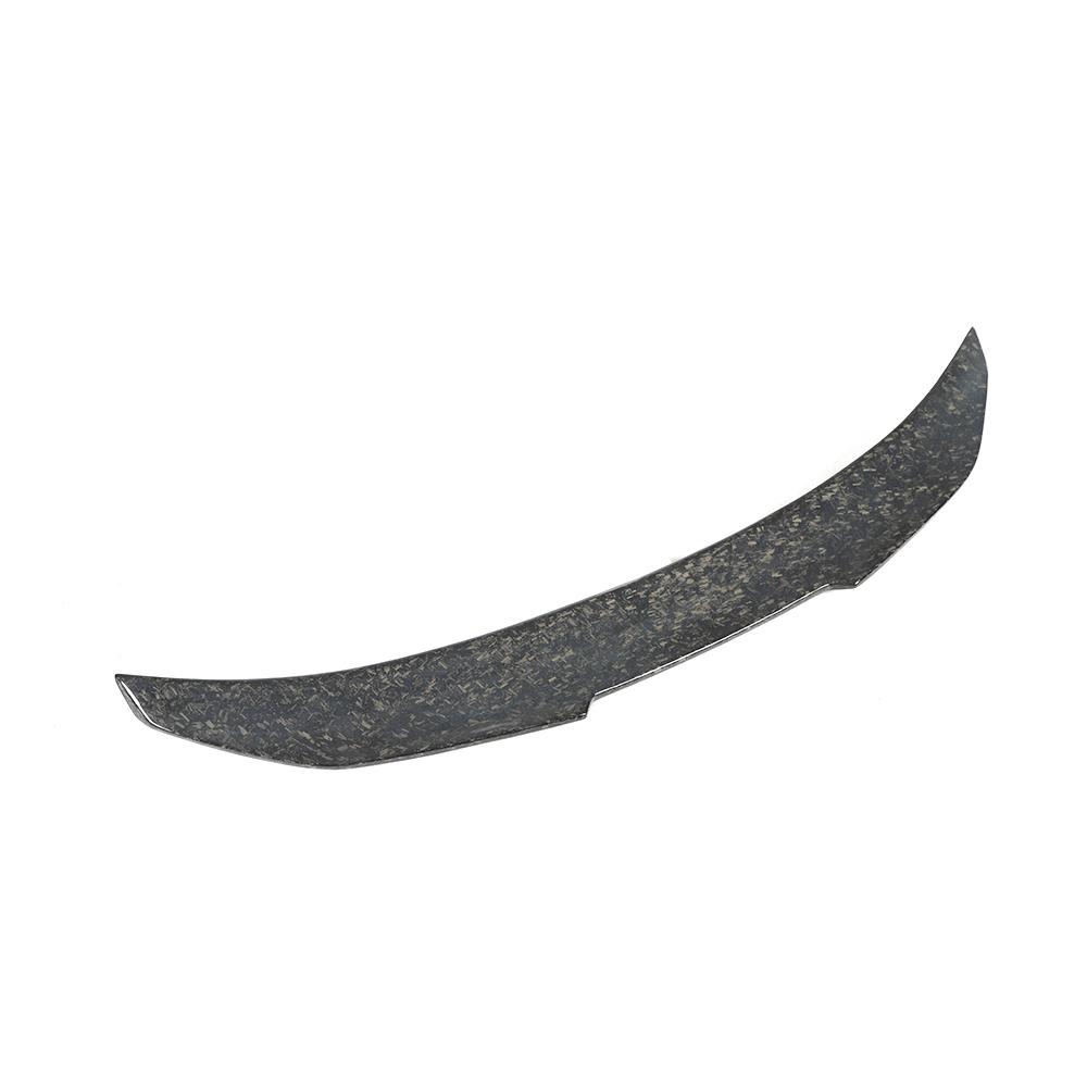 Angled of the PSM Style Forged Carbon Fiber Trunk Spoiler for BMW 2 Series F22 (2014-2021) & M2 F87 (2016-2021)