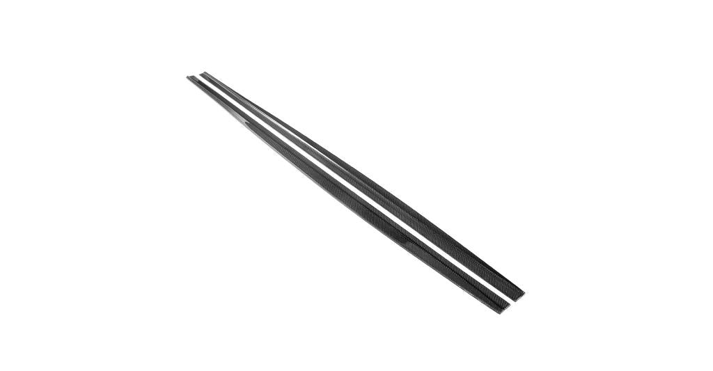 Long View of the Performance Style Carbon Fiber Side Skirts for BMW 5 Series G30 & M5 F90