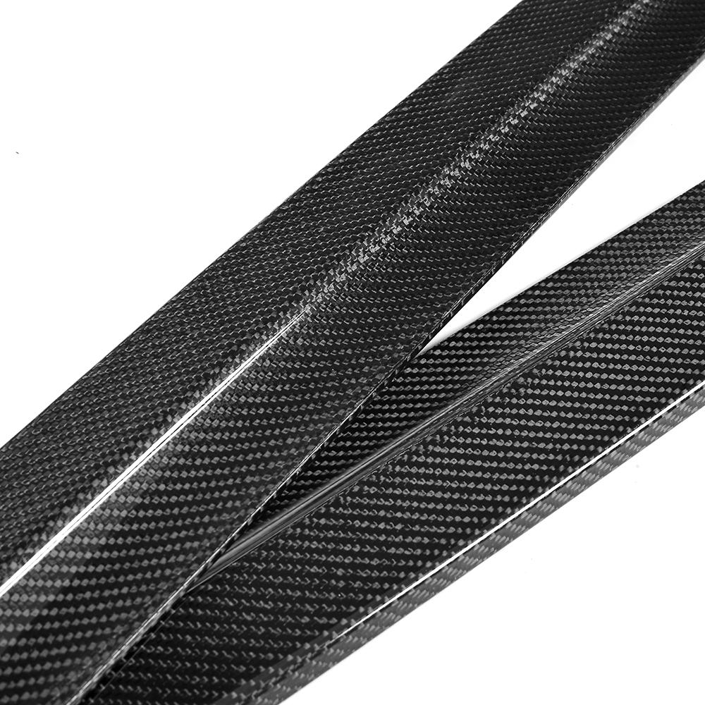 Weave of the Performance Style Carbon Fiber Side Skirts for BMW 5 Series G30 & M5 F90
