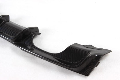 Side Closeup of the Premium Carbon Fiber Diffuser for BMW F30