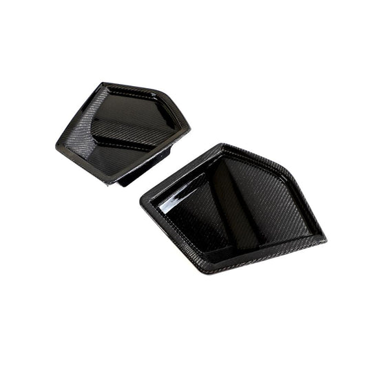 Side View of the Premium Carbon Fiber Front Air Ducts for BWM G20 LCI with M Sport