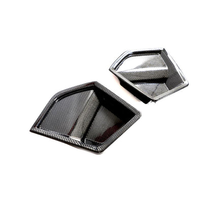 Another Side View of the Premium Carbon Fiber Front Air Ducts for BWM G20 LCI with M Sport