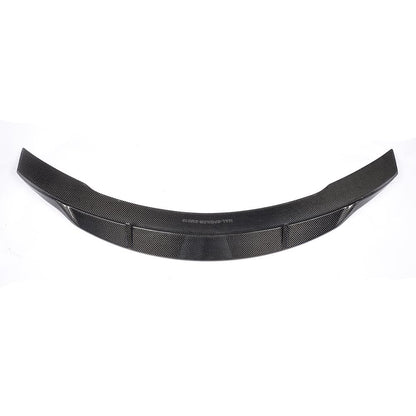 Another angled view on the R Style Carbon Fiber Trunk Spoiler for Mercedes-Benz C-Class W205 (2015-2021)