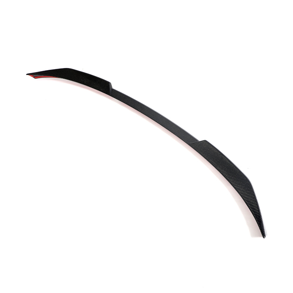 Right Side View of the Signature Style Carbon Fiber Trunk Spoiler for BMW G20 & G80