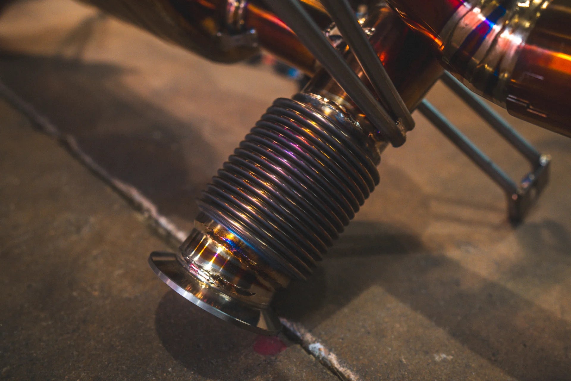 Closeup on the Valvetronic Audi R8 True F1 / Valved Exhaust System