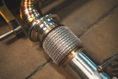 Detail on the Valvetronic Audi R8 True F1 / Valved Exhaust System