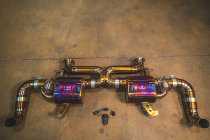 Half of the Valvetronic Audi R8 True F1 / Valved Exhaust System