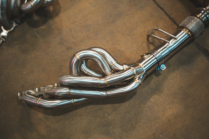 Pipes on the Valvetronic Audi R8 True F1 / Valved Exhaust System