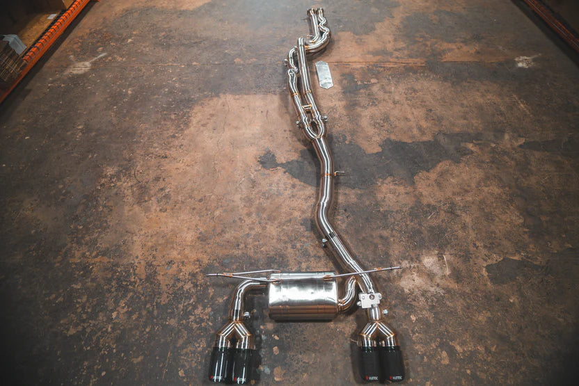 Full overview of the Valvetronic BMW F8x M3 / M4 Equal Length Valved Sport Exhaust System | Insignist Motorsports in steel