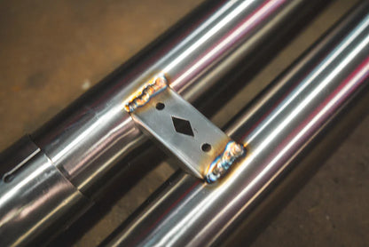 Welding closeup on the Valvetronic BMW G30 530i / 540i Valved Sport Exhaust System