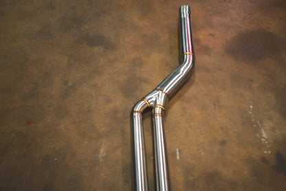 Y Pipe on the Valvetronic BMW G30 530i / 540i Valved Sport Exhaust System