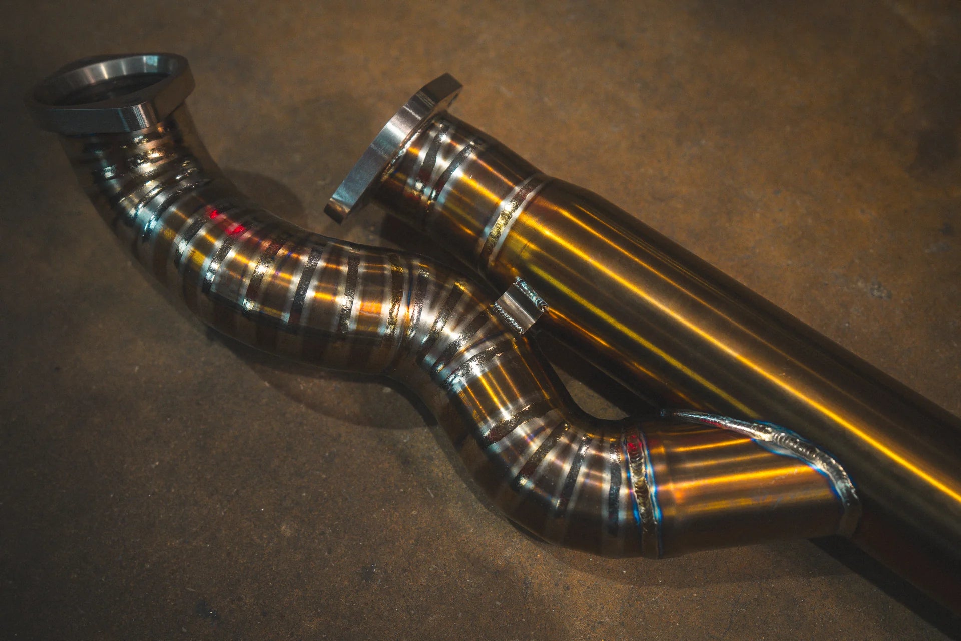 S titanium pipe on the Valvetronic BMW G8x M3 / M4 Valved Sport Exhaust System | Insignist Motorsports